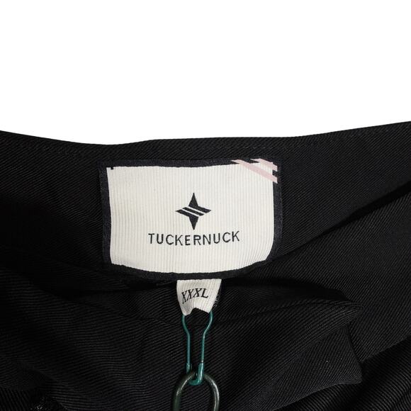 Tuckernuck Women's Black Duncan Dress Pants Size XXXL Pleated Front 2302-28 - Picture 7 of 11